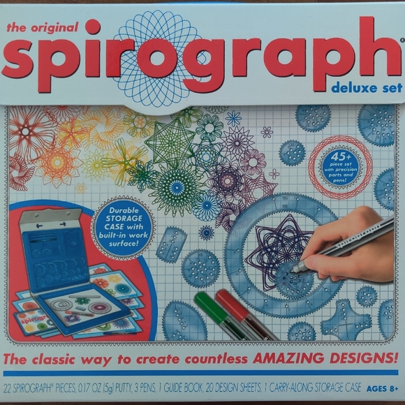 Kahootz Spirograph Deluxe Design Set Fun Top Quali - Picture 1 of 5